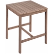 Meridian Furniture Newport Acacia Wood Patio Square Bar Table w/ Cover