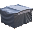Meridian Furniture Newport Acacia Wood Patio Rectangle Bar Table w/ Cover