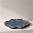 Meridian Furniture Rimini Green Clover Shaped Marble Tray