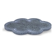Meridian Furniture Rimini Green Clover Shaped Marble Tray