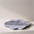 Meridian Furniture Rimini Panda Clover Shaped Marble Tray