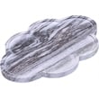 Meridian Furniture Rimini Panda Clover Shaped Marble Tray