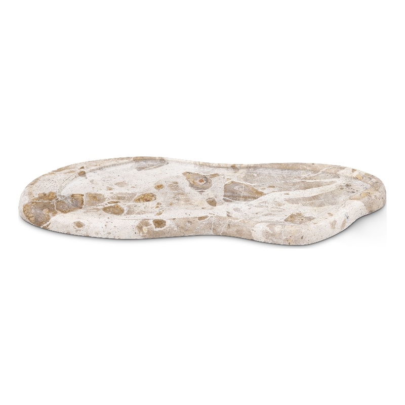 Meridian Furniture Arezzo Beige Marble Tray