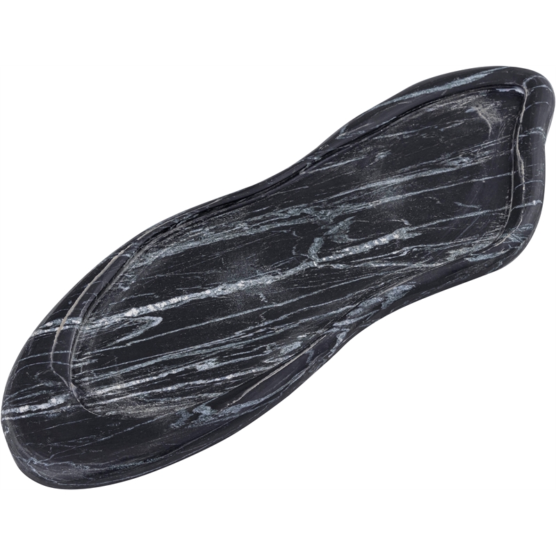 Meridian Furniture Arezzo Black Marble Tray
