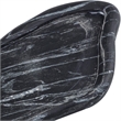 Meridian Furniture Arezzo Black Marble Tray