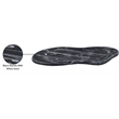 Meridian Furniture Arezzo Black Marble Tray