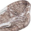 Meridian Furniture Arezzo Brown Marble Tray