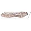 Meridian Furniture Arezzo Brown Marble Tray