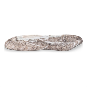 Meridian Furniture Arezzo Brown Marble Tray