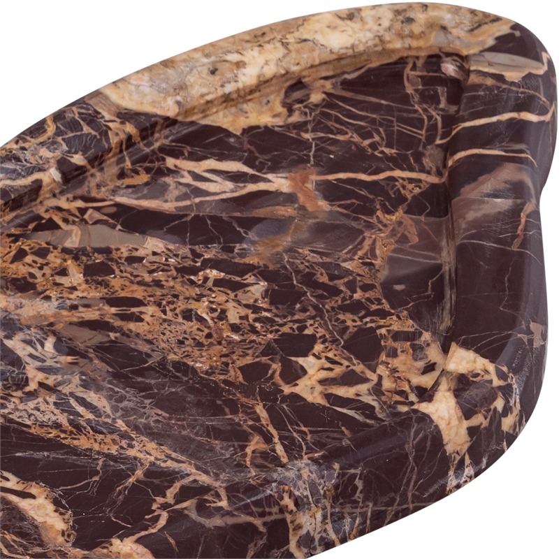 Meridian Furniture Arezzo Cherry Marble Tray