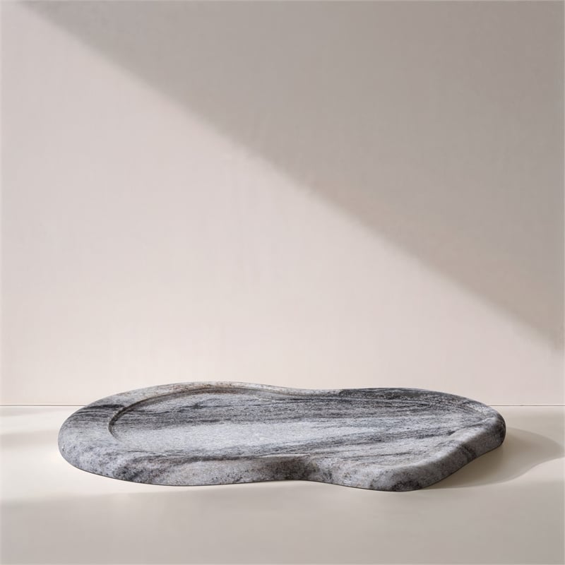 Meridian Furniture Arezzo Panda Marble Tray