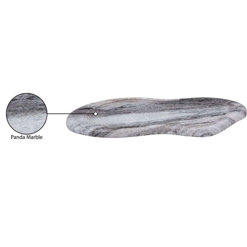 Meridian Furniture Arezzo Panda Marble Tray