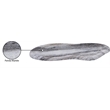 Meridian Furniture Arezzo Panda Marble Tray