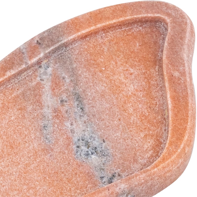 Meridian Furniture Arezzo Pink Marble Tray