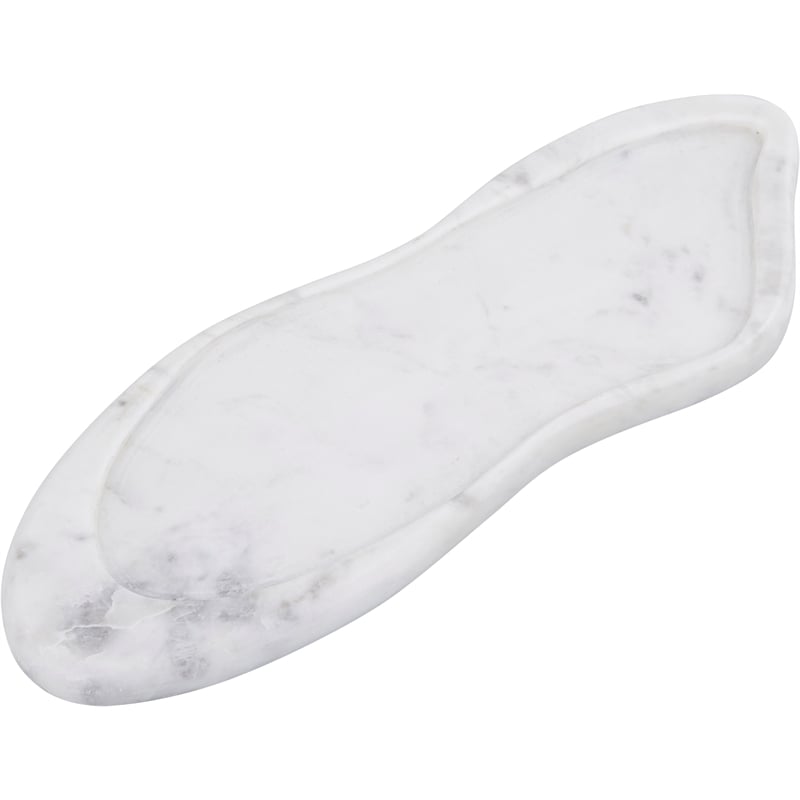 Meridian Furniture Arezzo White Marble Tray