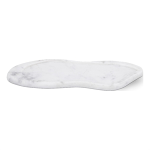 Meridian Furniture Arezzo White Marble Tray