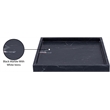Meridian Furniture Barletta Black Square Marble Tray