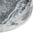 Meridian Furniture Barletta Panda Round Marble Tray