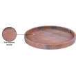 Meridian Furniture Barletta Pink Round Marble Tray