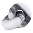 Meridian Furniture Knot Panda Marble Decorative Knot