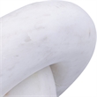 Meridian Furniture Knot White Marble Decorative Knot