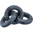Meridian Furniture Rings Green Marble Decorative Chain Links