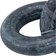 Meridian Furniture Rings Green Marble Decorative Chain Links