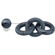 Meridian Furniture Rings Green Marble Decorative Chain Links