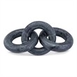 Meridian Furniture Rings Green Marble Decorative Chain Links