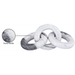 Meridian Furniture Rings Panda Marble Decorative Chain Links