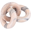 Meridian Furniture Rings Pink Marble Decorative Chain Links