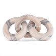Meridian Furniture Rings Pink Marble Decorative Chain Links
