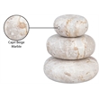 Meridian Furniture Pumpkin Beige Marble 3pc. Decorative Object