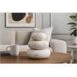 Meridian Furniture Pumpkin Beige Marble 3pc. Decorative Object
