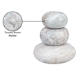 Meridian Furniture Pumpkin Brown Marble 3pc. Decorative Object