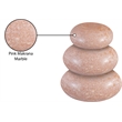 Meridian Furniture Pumpkin Pink Marble 3pc. Decorative Object
