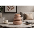 Meridian Furniture Pumpkin Pink Marble 3pc. Decorative Object