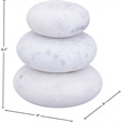 Meridian Furniture Pumpkin White Marble 3pc. Decorative Object