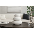 Meridian Furniture Pumpkin White Marble 3pc. Decorative Object