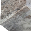 Meridian Furniture Block Brown Marble Decorative Cube