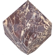 Meridian Furniture Block Cherry Marble Decorative Cube