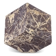 Meridian Furniture Block Cherry Marble Decorative Cube