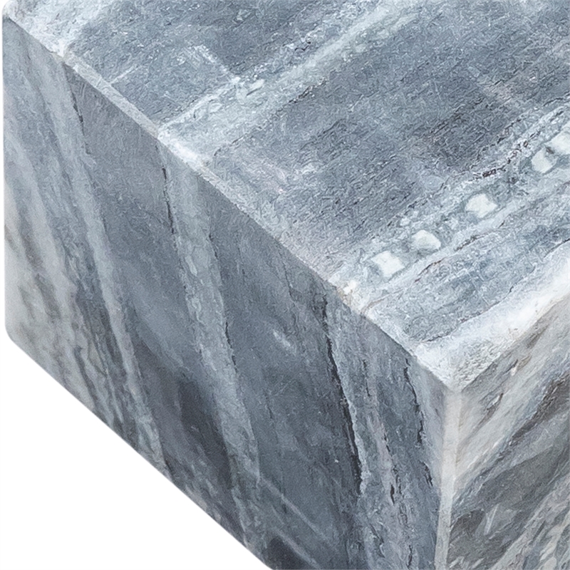 Meridian Furniture Block Panda Marble Decorative Cube