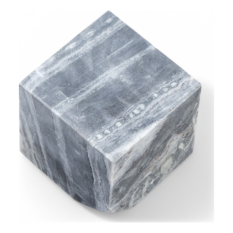Meridian Furniture Block Panda Marble Decorative Cube