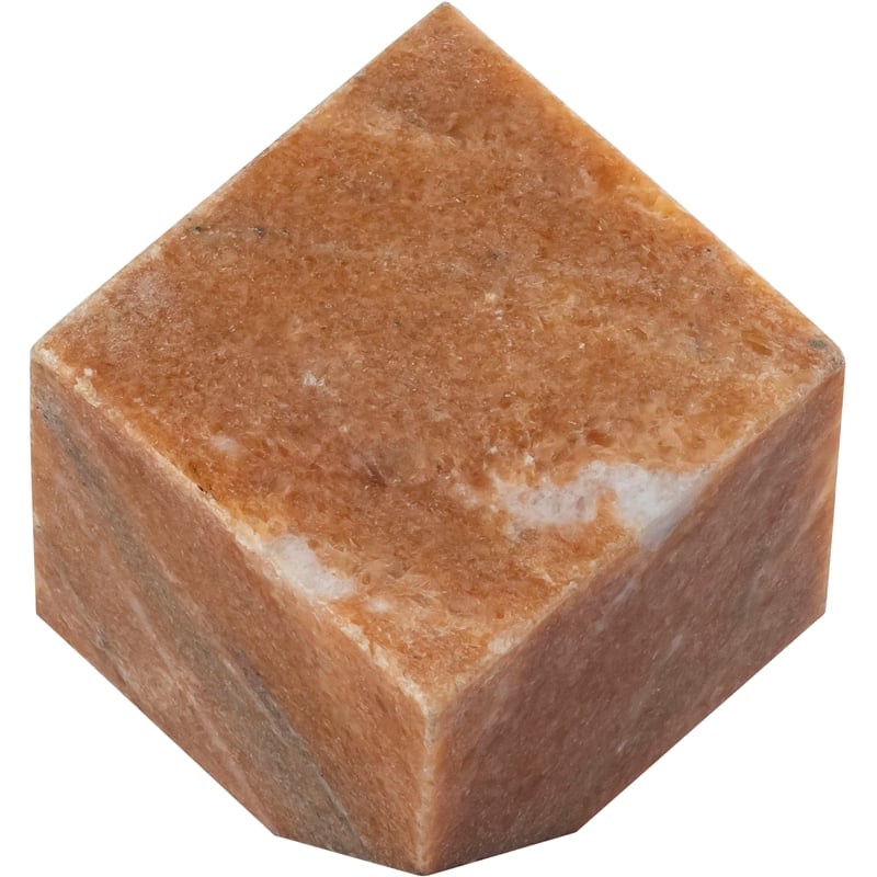 Meridian Furniture Block Pink Marble Decorative Cube
