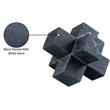 Meridian Furniture Jack Black Marble Decorative Jack Object