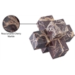 Meridian Furniture Jack Cherry Marble Decorative Jack Object