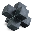 Meridian Furniture Jack Green Marble Decorative Jack Object