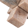 Meridian Furniture Jack Pink Marble Decorative Jack Object