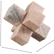 Meridian Furniture Jack Pink Marble Decorative Jack Object